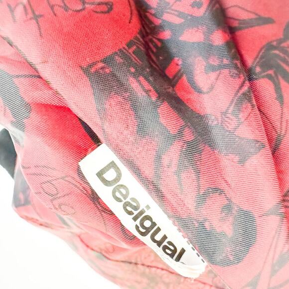 Desigual Black 2-Button Blazer Embroidered Detail Unique Stitch Size 8 / EUR38 - Picture 5 of 11